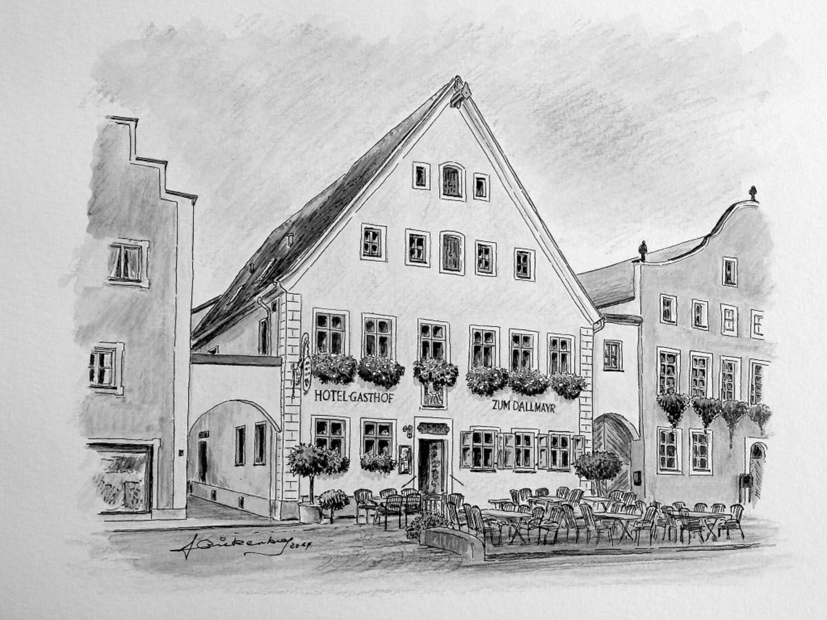Zum Dallmayr Hotel Garni Berching Kültér fotó